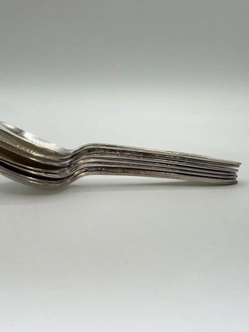 Oneida SL & GH Rogers Silverplate 1948 PRESENTATION Seven (7 ) 6” Teaspoons